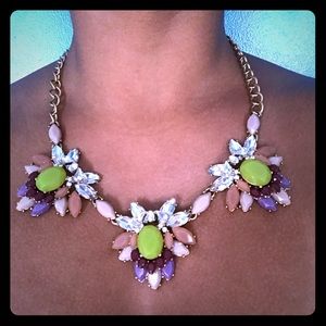 J. Crew Multicolor Statement Necklace